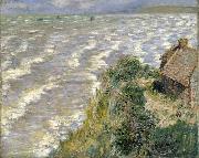 Claude Monet Rising Tide at Pourville (Maree montantea Pourville) painting